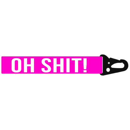 OH SHIT!  MINI LANYARD KEYCHAIN