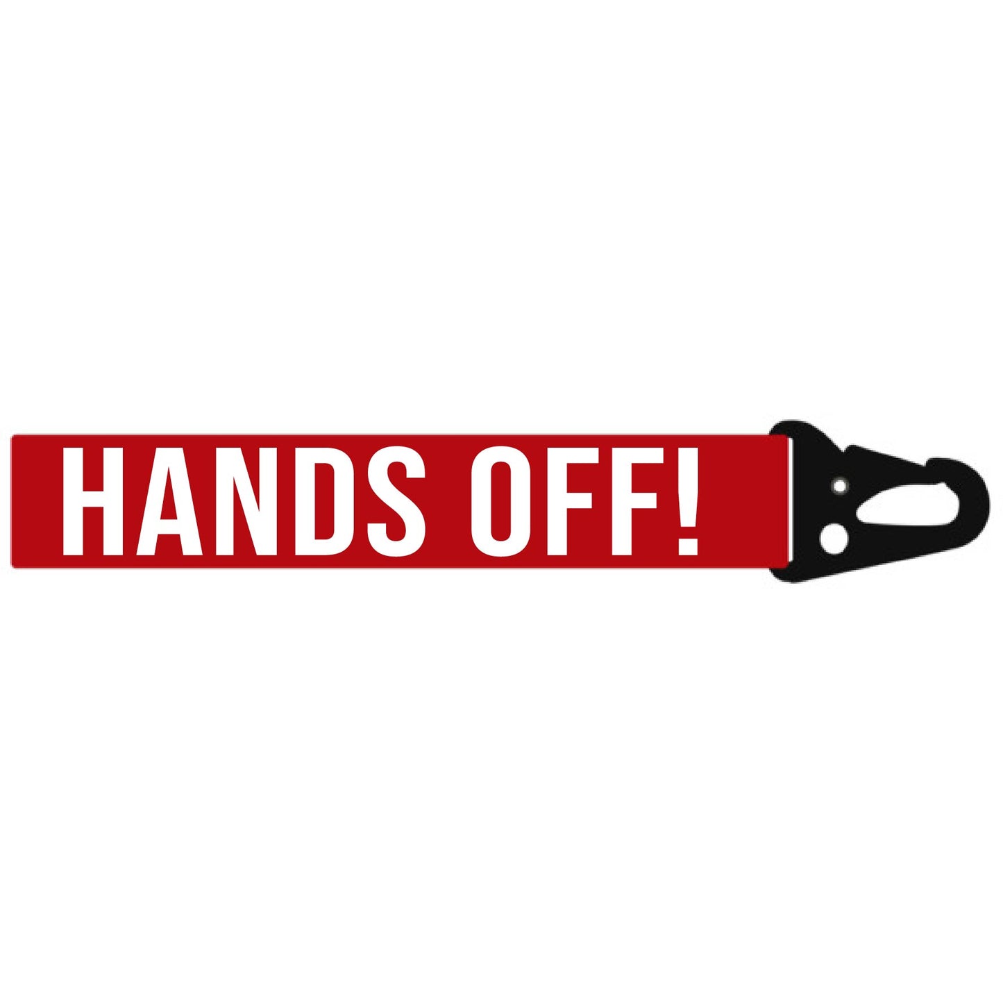 HANDS OFF! MINI LANYARD KEYCHAIN