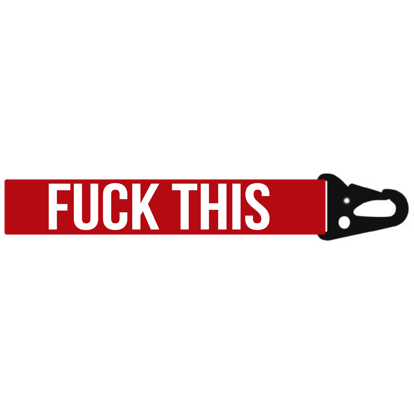 FUCK THIS MINI LANYARD KEYCHAIN