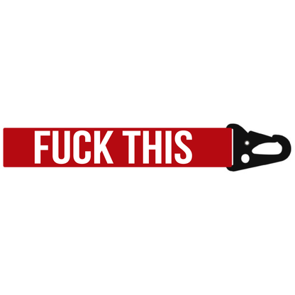 FUCK THIS MINI LANYARD KEYCHAIN