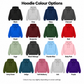 W72 Hoodie colour options