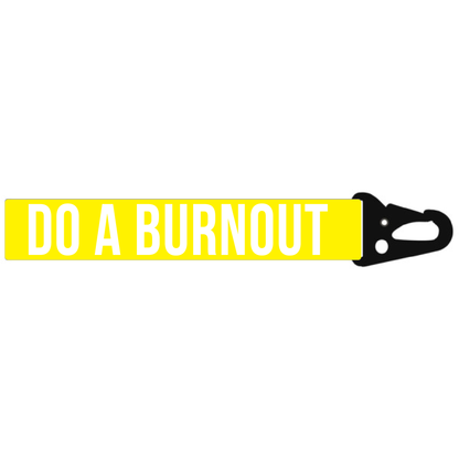 DO A BURNOUT MINI LANYARD KEYCHAIN