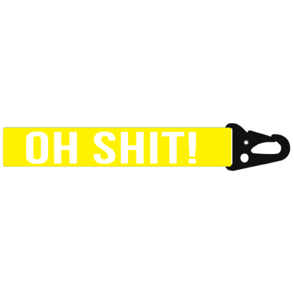 OH SHIT!  MINI LANYARD KEYCHAIN