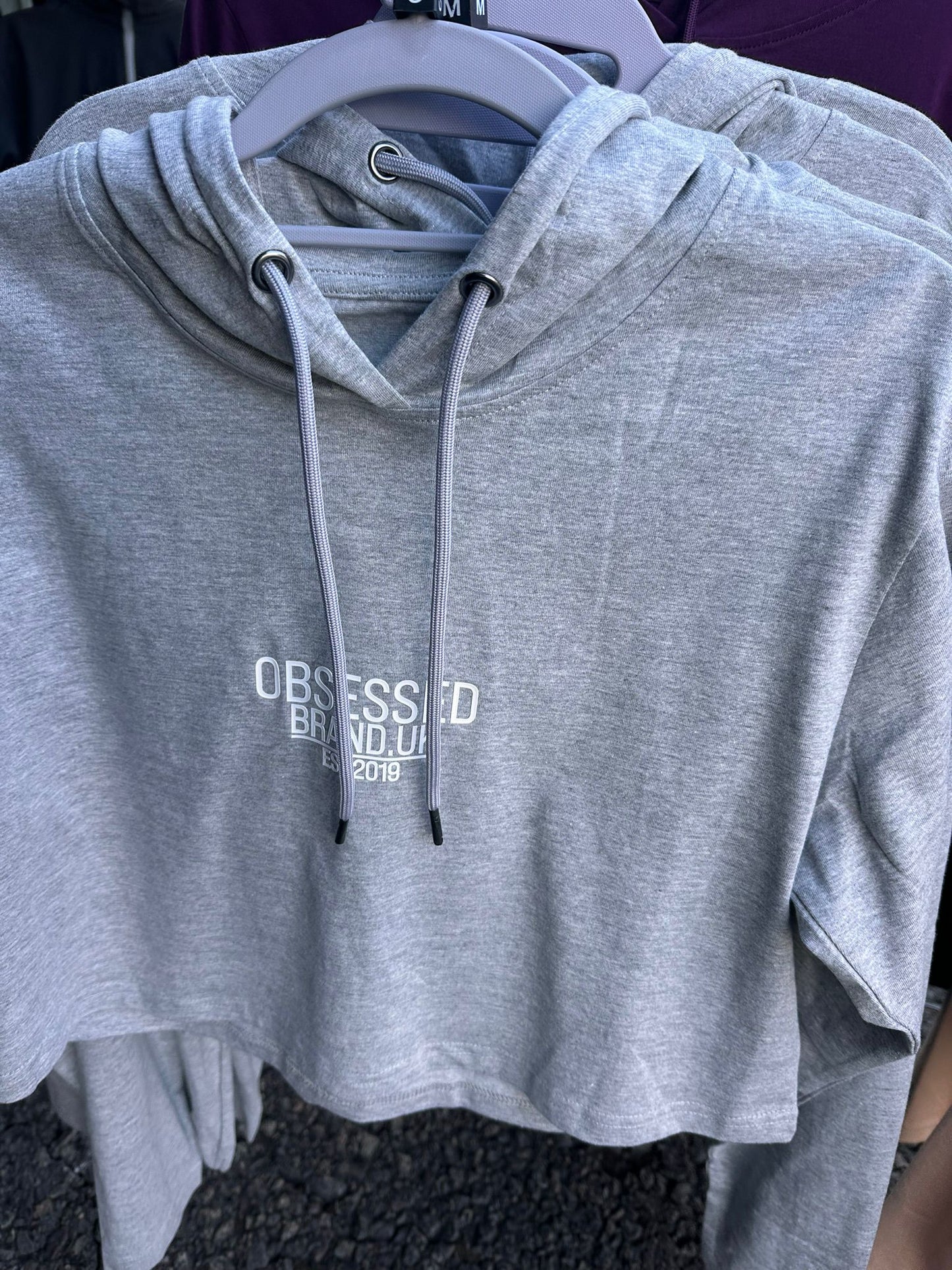 Women’s Cropped Hooded Long Sleeve T-Shirt