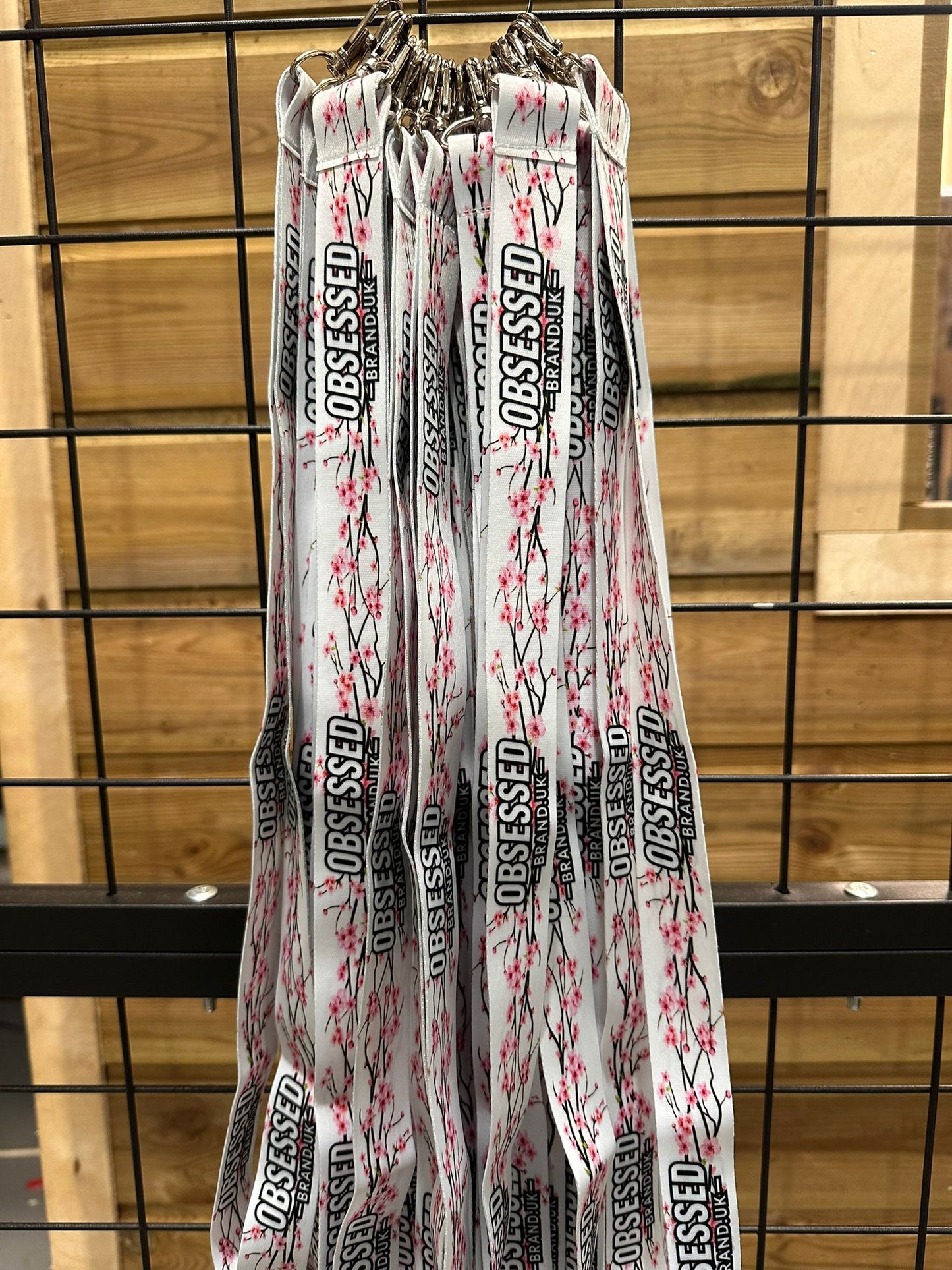 Obsessed Brand Sakura Cherry Blossom Lanyard