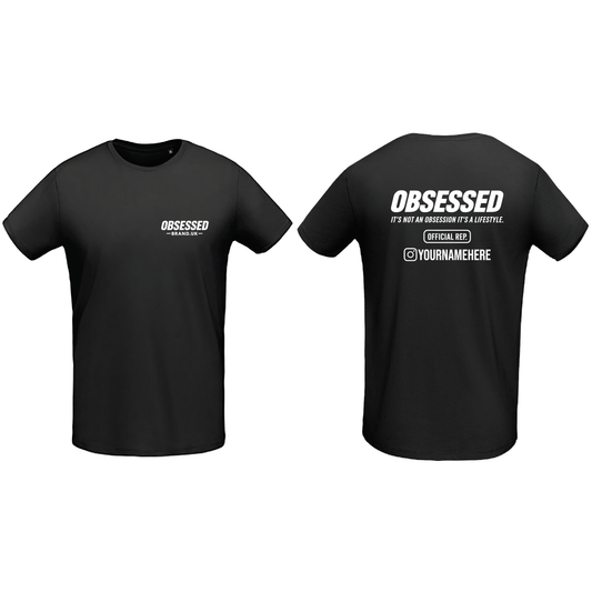🖤 OBSESSED BRAND UK –  REP Lifestyle Tee Personalised