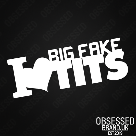 I LOVE BIT FAKE TITS