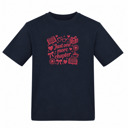Just One More Chapter Bookish Embroidered T-Shirt
