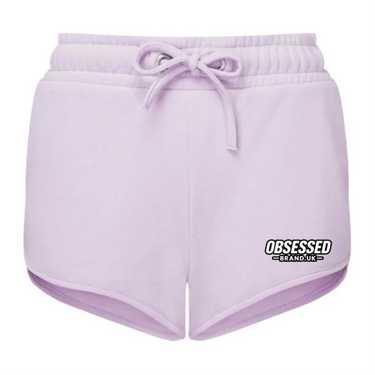 Women’s Embroidered Retro Jogger Shorts