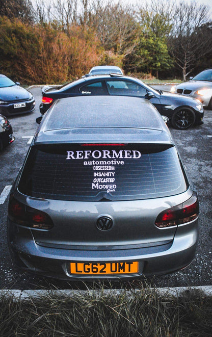 550MM REFORMED AUTOMOTIVE STRAIGHT STICKER