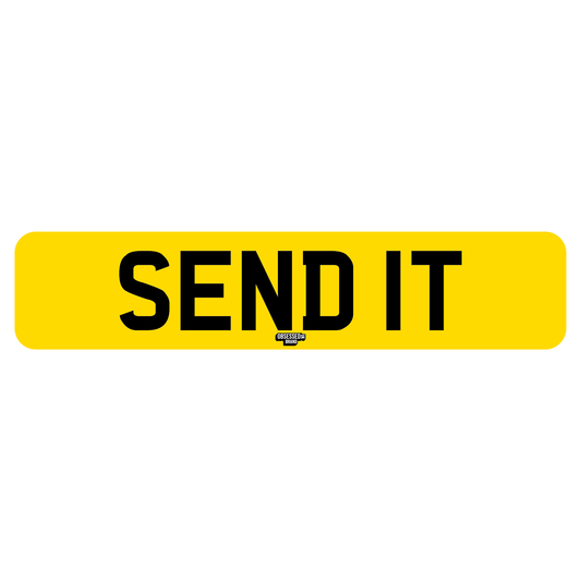 SEND IT PRINTED SHOW PLATE