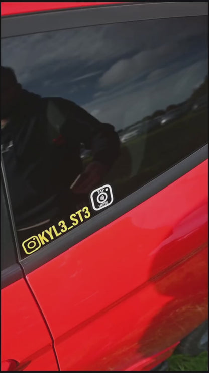 Personalised NFC Instagram Tag