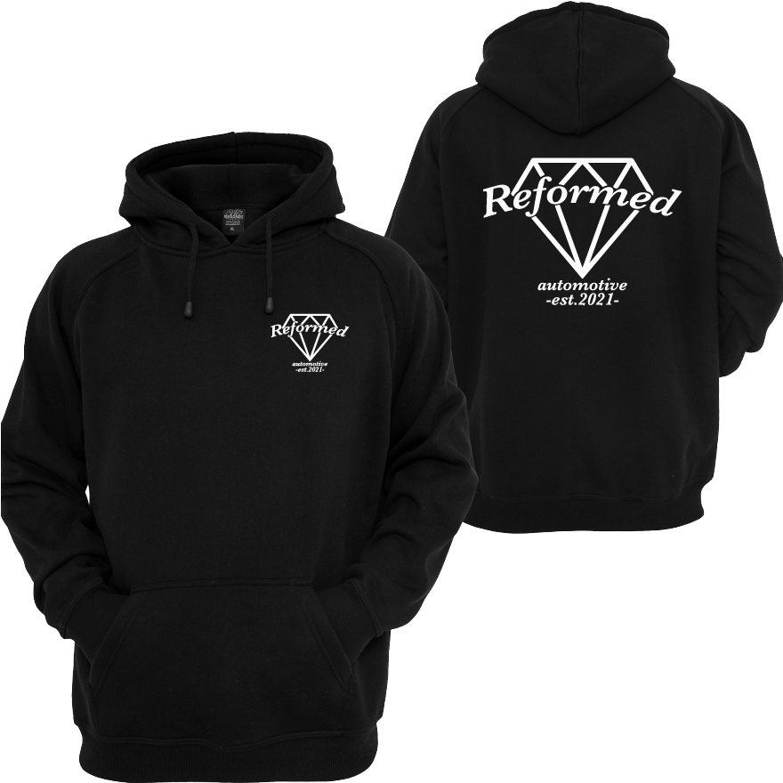 Diamond top black hoodie