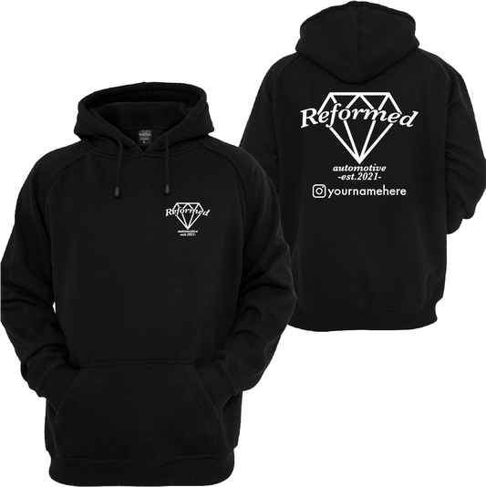 REFORMED AUTOMOTIVE PERSONALISED DIAMOND HOODIE