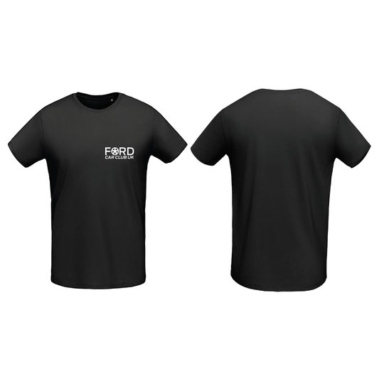 FORD CAR CLUB UK FRONT LOGO T-TSHIRT