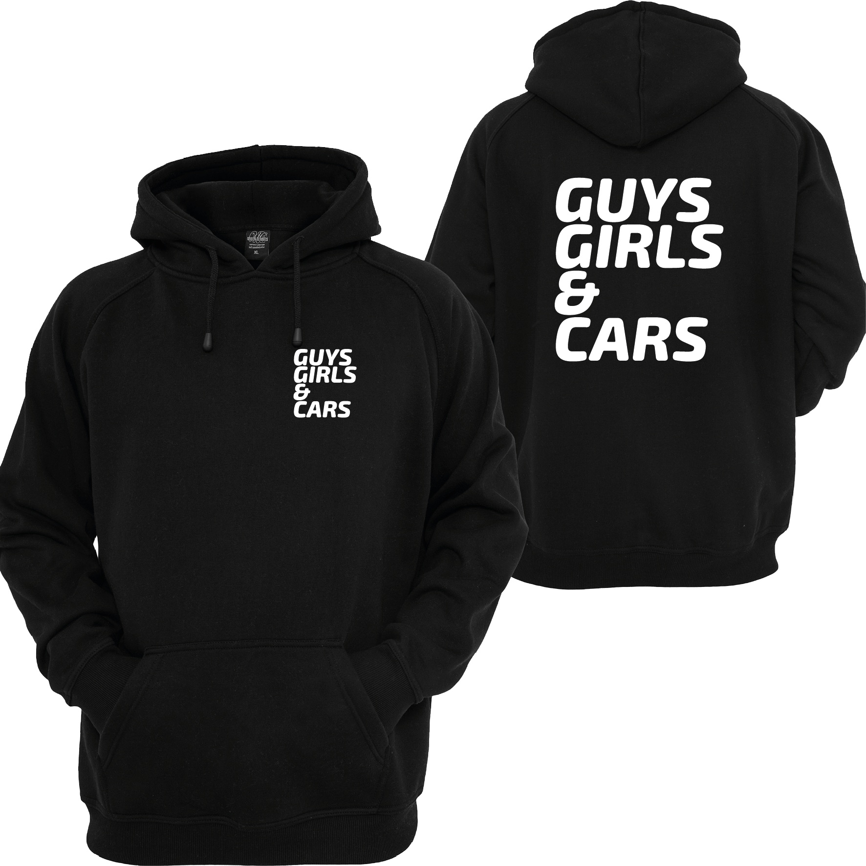 GUYS GIRLS CARS ORIGINAL HOODIE