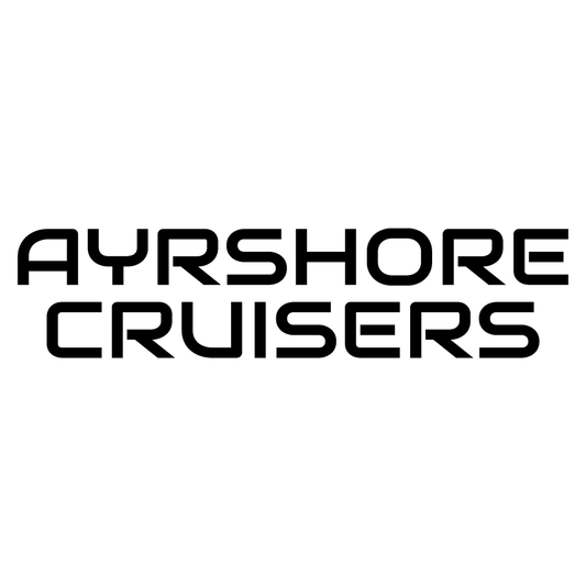 AYRSHORE CRUISERS 550MM DECAL
