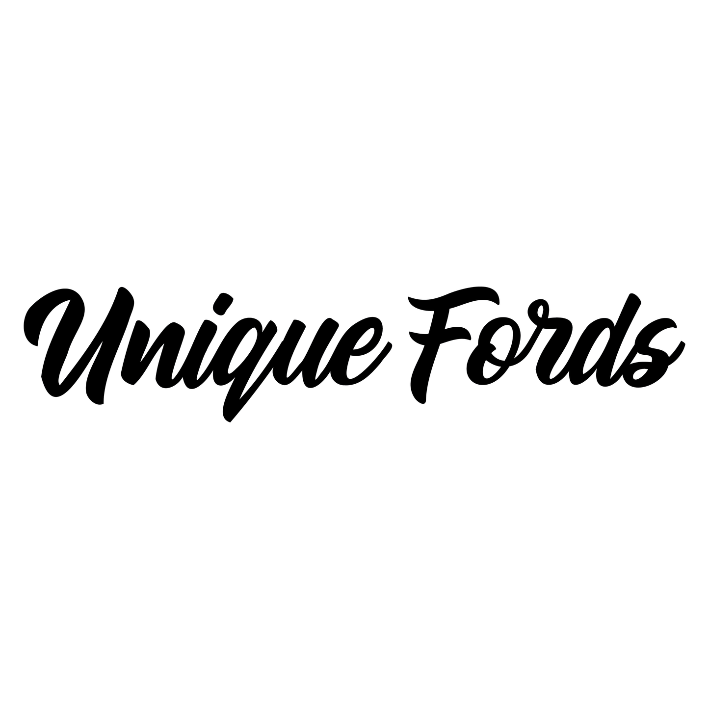 UNIQUE FORDS MEDIUM 250MM DECAL